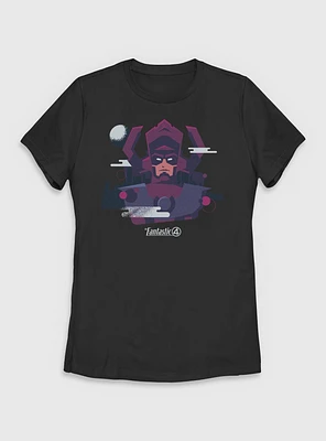 Marvel The Fantastic Four: First Steps Cosmic Power Galactus Womens T-Shirt