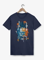 Marvel The Fantastic Four: First Steps Retro Cosmic Power Vs. Galactus T-Shirt