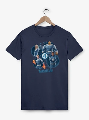Marvel The Fantastic Four: First Steps Family Team T-Shirt