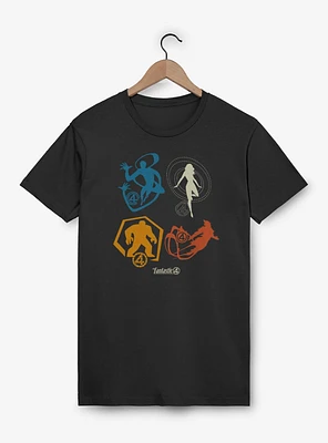 Marvel The Fantastic Four: First Steps Team Icons T-Shirt