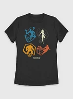 Marvel The Fantastic Four: First Steps Team Icons Womens T-Shirt