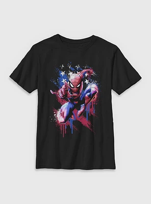 Marvel Venom Spider Man Americana Youth T-Shirt