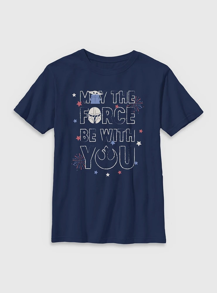 Star Wars The Mandalorian May Force Youth T-Shirt