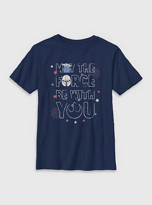 Star Wars The Mandalorian May Force Youth T-Shirt