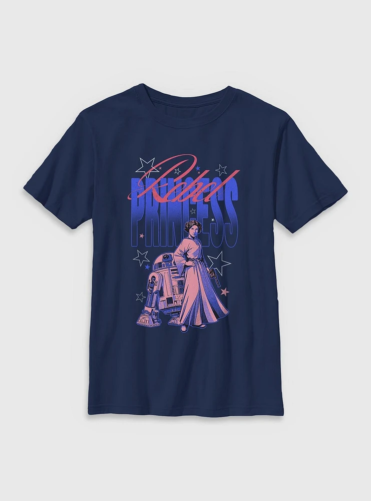 Star Wars Rebel Princess Stars Youth T-Shirt