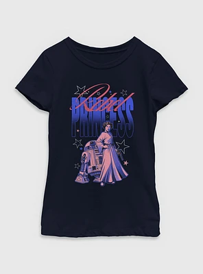 Star Wars Rebel Princess Stars Youth Girls T-Shirt