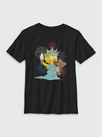 The Simpsons Fireworks Maggie Youth T-Shirt