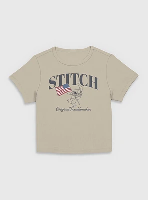 Disney Lilo & Stitch Flag Women Baby T-Shirt