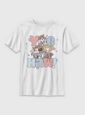 Disney Mickey Mouse Yee haw Youth T-Shirt