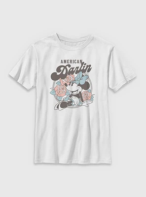 Disney Minnie Mouse American Darlin Youth T-Shirt