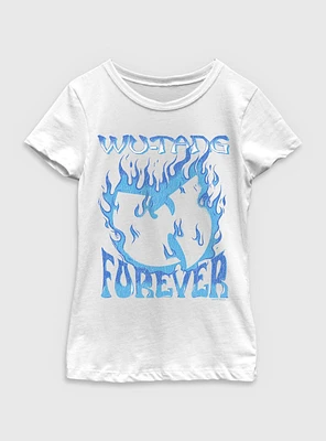 Wu-Tang Clan Forever Blue Fire Youth Girls T-Shirt