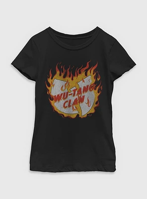 Wu-Tang Clan Fire Youth Girls T-Shirt