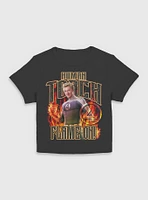 Marvel The Fantastic Four: First Steps Johnny Storm Human Torch Flame On Womens Baby T-Shirt BoxLunch Web Exclusive