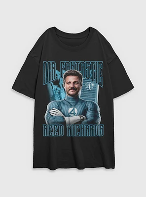 Marvel The Fantastic Four: First Steps Mr. Reed Richards Womens Oversized T-Shirt BoxLunch Web Exclusive