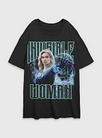Marvel The Fantastic Four: First Steps Sue Storm Invisible Woman Womens Oversized T-Shirt BoxLunch Web Exclusive