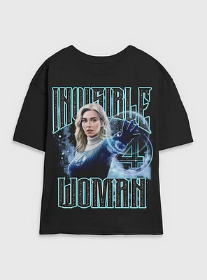 Marvel The Fantastic Four: First Steps Sue Storm Invisible Woman Womens Skimmer T-Shirt BoxLunch Web Exclusive