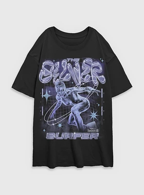 Marvel The Fantastic Four: First Steps Silver Surfer Womens Oversized T-Shirt BoxLunch Web Exclusive
