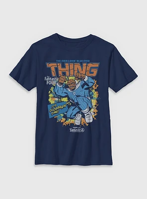 Marvel The Fantastic Four: First Steps Comic Cover Ben Grimm Thing Youth T-Shirt BoxLunch Web Exclusive