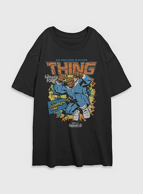 Marvel The Fantastic Four: First Steps Comic Cover Ben Grimm Thing Womens Oversized T-Shirt BoxLunch Web Exclusive