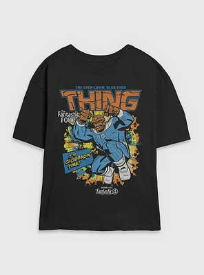 Marvel The Fantastic Four: First Steps Comic Cover Ben Grimm Thing Womens Skimmer T-Shirt BoxLunch Web Exclusive