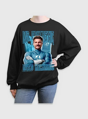 Marvel The Fantastic Four: First Steps Mr. Reed Richards Womens Oversized Sweatshirt BoxLunch Web Exclusive