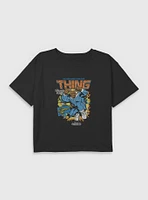 Marvel The Fantastic Four: First Steps Comic Cover Ben Grimm Thing Youth Girls Boxy T-Shirt BoxLunch Web Exclusive