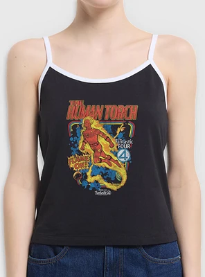 Marvel The Fantastic Four: First Steps Comic Cover Johnny Storm Human Torch Womens Cami Tank Top BoxLunch Web Exclusive