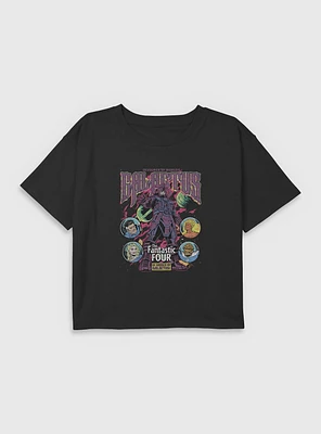 Marvel The Fantastic Four: First Steps Galactus Rules Youth Girls Boxy T-Shirt BoxLunch Web Exclusive