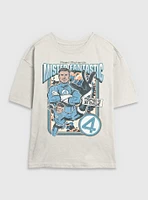 Marvel The Fantastic Four: First Steps Mr.  Together As A Family Womens Skimmer T-Shirt BoxLunch Web Exclusive
