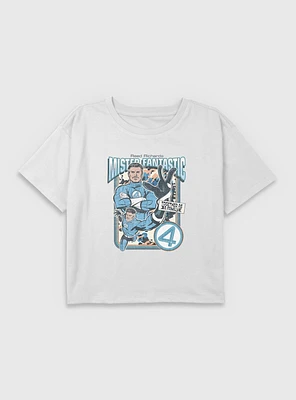 Marvel The Fantastic Four: First Steps Mr.  Together As A Family Youth Girls Boxy T-Shirt BoxLunch Web Exclusive