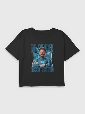 Marvel The Fantastic Four: First Steps Mr. Reed Richards Youth Girls Boxy T-Shirt BoxLunch Web Exclusive