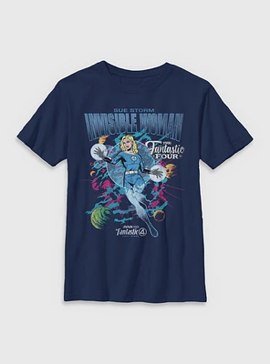 Marvel The Fantastic Four: First Steps Comic Cover Sue Storm Invisible Woman Youth T-Shirt BoxLunch Web Exclusive