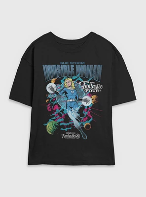 Marvel The Fantastic Four: First Steps Comic Cover Sue Storm Invisible Woman Womens Skimmer T-Shirt BoxLunch Web Exclusive