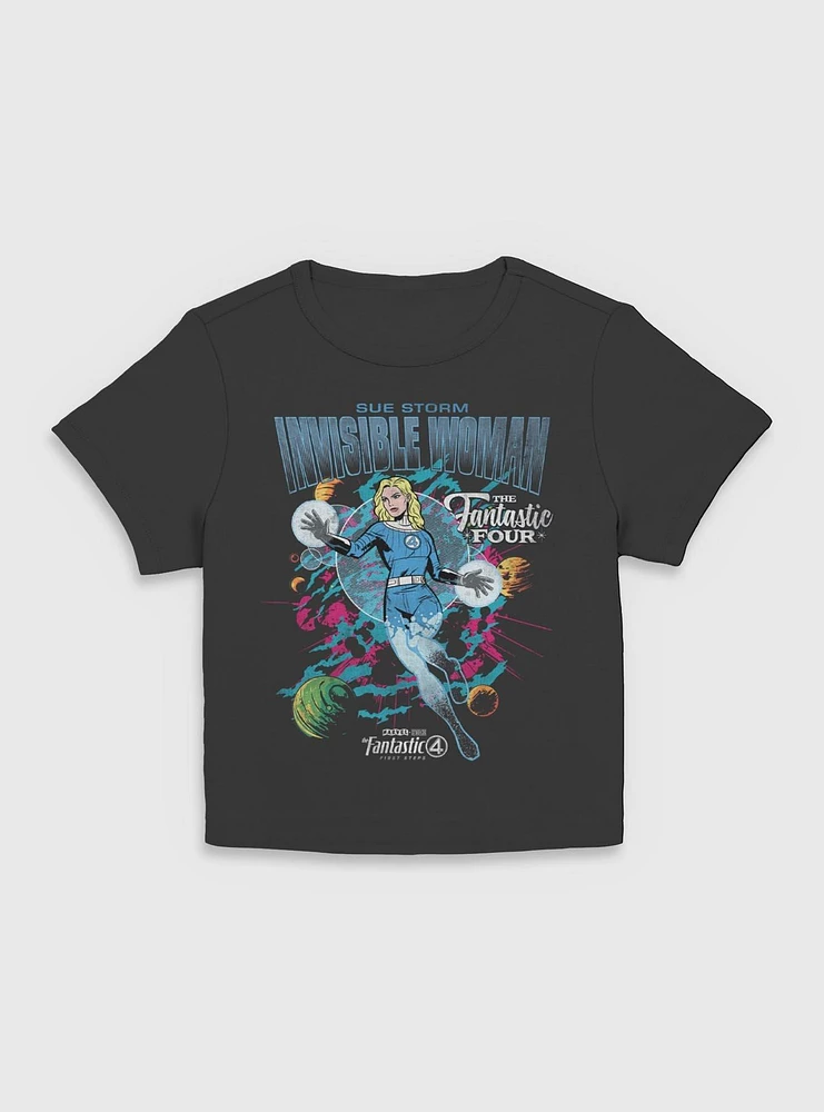 Marvel The Fantastic Four: First Steps Comic Cover Sue Storm Invisible Woman Womens Baby T-Shirt BoxLunch Web Exclusive
