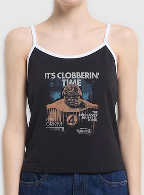 Marvel The Fantastic Four: First Steps Grunge Thing It's Clobberin' Time Womens Cami Tank Top BoxLunch Web Exclusive