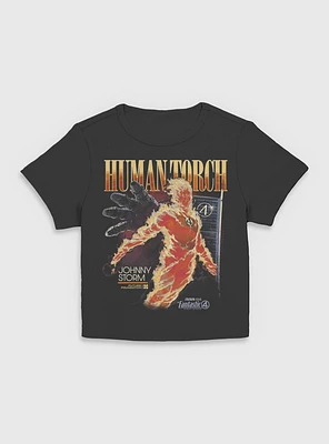 Marvel The Fantastic Four: First Steps Human Torch Future Foundation Womens Baby T-Shirt BoxLunch Web Exclusive