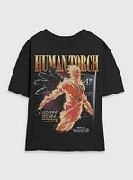 Marvel The Fantastic Four: First Steps Human Torch Future Foundation Womens Skimmer T-Shirt BoxLunch Web Exclusive