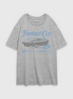 Marvel The Fantastic Four: First Steps Retro Fantasticar Womens Oversized T-Shirt BoxLunch Web Exclusive