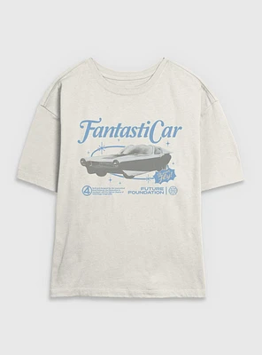 Marvel The Fantastic Four: First Steps Retro Fantasticar Womens Skimmer T-Shirt BoxLunch Web Exclusive