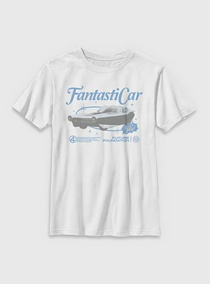 Marvel The Fantastic Four: First Steps Retro Fantasticar Youth T-Shirt BoxLunch Web Exclusive