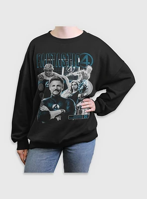Marvel The Fantastic Four: First Steps Future Foundation Family Womens Oversized Sweatshirt BoxLunch Web Exclusive