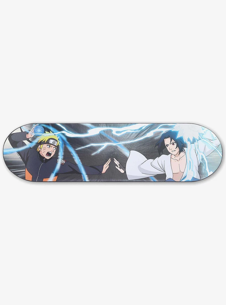 Naruto Shippuden Naruto & Sasuke Skate Deck Wood Wall Decor