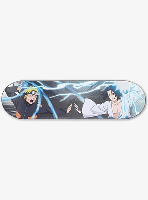 Naruto Shippuden Naruto & Sasuke Skate Deck Wood Wall Decor
