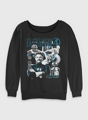 Marvel The Fantastic Four: First Steps Future Foundation Family Womens Slouchy Sweatshirt BoxLunch Web Exclusive