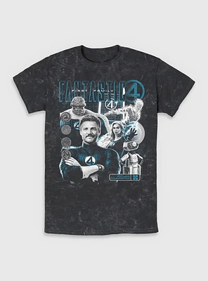 Marvel The Fantastic Four: First Steps Future Foundation Family Mineral Wash T-Shirt BoxLunch Web Exclusive