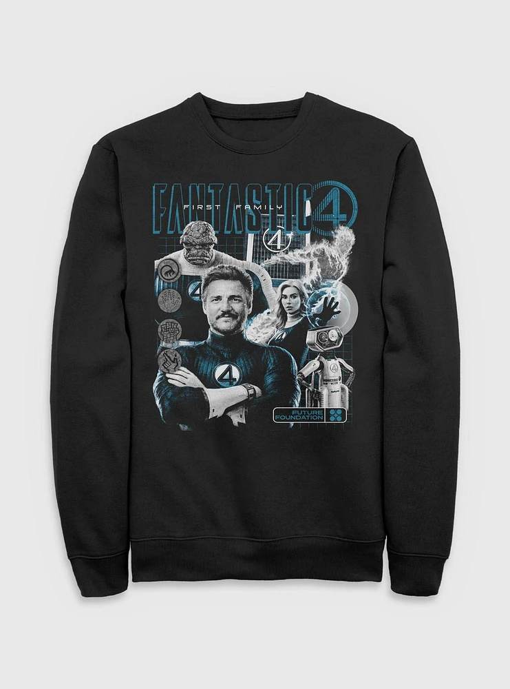 Marvel The Fantastic Four: First Steps Future Foundation Family Sweatshirt BoxLunch Web Exclusive