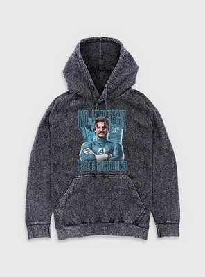 Marvel The Fantastic Four: First Steps Mr. Reed Richards Mineral Wash Hoodie BoxLunch Web Exclusive