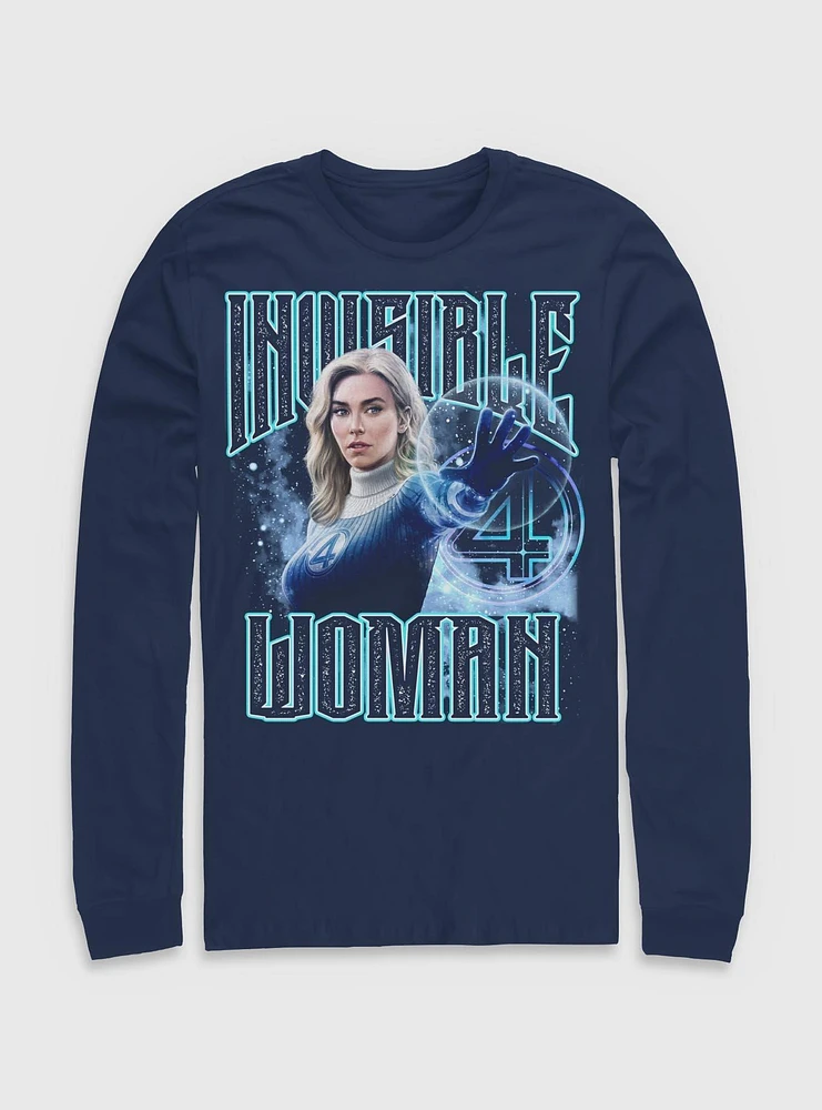 Marvel The Fantastic Four: First Steps Sue Storm Invisible Woman Long-Sleeve T-Shirt BoxLunch Web Exclusive
