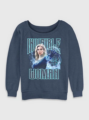 Marvel The Fantastic Four: First Steps Sue Storm Invisible Woman Womens Slouchy Sweatshirt BoxLunch Web Exclusive