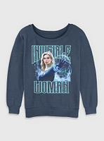 Marvel The Fantastic Four: First Steps Sue Storm Invisible Woman Womens Slouchy Sweatshirt BoxLunch Web Exclusive